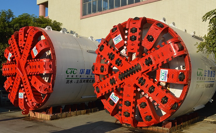 自主研制6260hn1djzhn1djz并联式泥水土压双模式盾构机